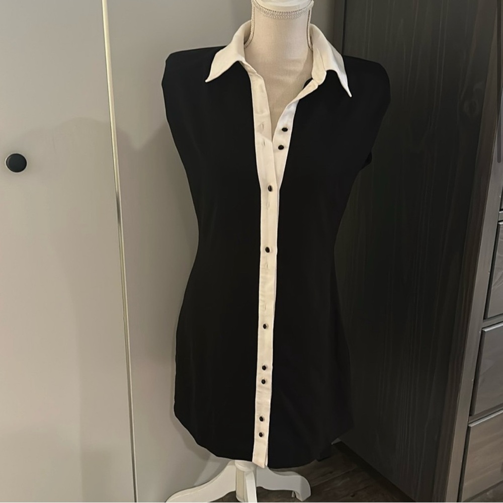 NWT ZARA CONTRAST MINI DRESS